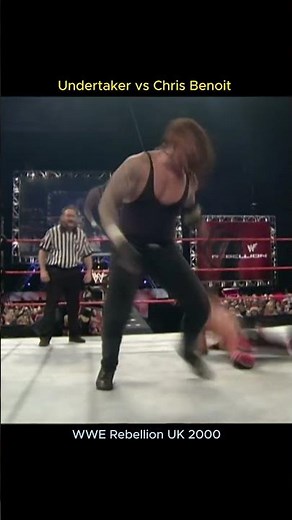 Undertaker vs Chris Benoit WWE Rebellion UK 2000 #wwewrestler #wwe