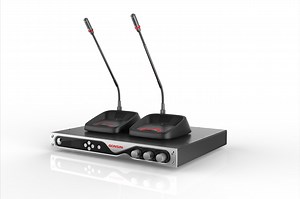 [Hot Item] Portable Wireless Sounds System Conference Room Full Set Modern Meeting Table Microphone Delegate Unit Chairman Unit Microphone