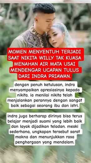 MOMEN MENYENTUH TERJADI SAAT NIKITA WILLY TAK KUASA MENAHAN AIR MATA#nikitawilly #beritaartishariini