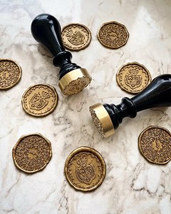 Custom Logo Wax Seal Stamp: Personalized Monogram or Logo - Etsy