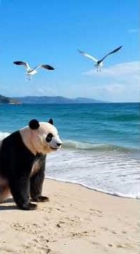 Lost Panda in Los Angeles! 😲 Panda’s Big City Adventure #panda