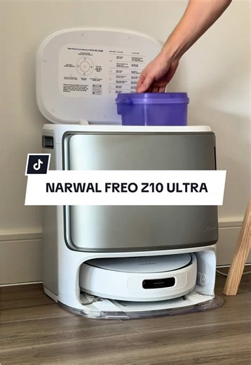 Meet the @Narwal Robotics Freo Z10 Ultra - a robot vacuum that actually cleans smart. 🤖 AI-powered obstacle detection, powerful vacuuming, and self-cleaning mops with hot water washing mean it handles dirt, spills, and pet mess without you lifting a finger. The all-in-one base station automatically empties dust, washes and dries the mop, and refills water so it’s always ready for the next clean. If you want a robot vacuum and mop combo that truly automates your cleaning routine, this one’s hard