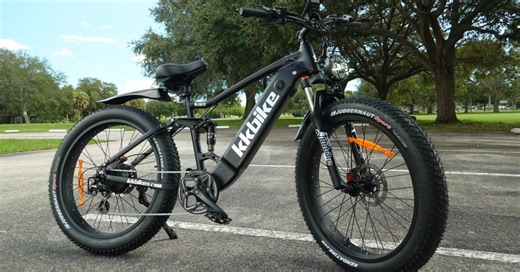 KKBike K26S full-suspension fat tire e-bike review: A 30 mph rocket of an electric bike