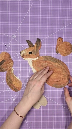Guess the animal by its skeleton ?#claymation #stopmotion #guess #guesstheanimal #skeleton #squirrel