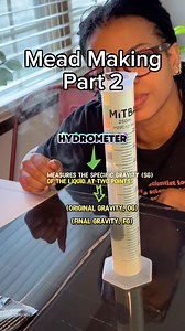 🍯✨ Honey Mead – Part 2: Science, Siphoning & BottlingThe transformation is complete — and now it’s time for the final ritual.In this stage, I:🔬 Used a hydrometer to check alcohol content fermentation success🧪 Siphoned with care to leave the sediment behind🧼 Sanitized everything (because one slip ruins the batch!)🍾 Bottled the mead — golden, floral, and just the right kind of wildIt’s giving ancestral fermentation meets modern microbiology.Now we let it age… if I can resist cracking one open