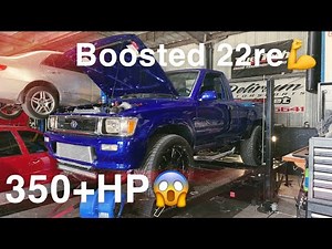 Boosted 22re Dyno results! *HUGE TURBO