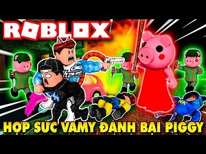 Roblox | KIA VAMY HỢP SỨC ĐÁNH BẠI PIGGY KHI TỚI CĂN BIỆT THỰ CỦA FAN - Piggy | KiA Phạm