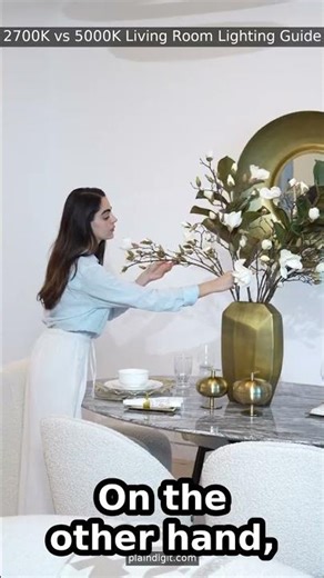 2700K vs 5000K: Living Room Lighting Guide