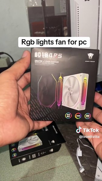 RGB Light Fans for PC Setup