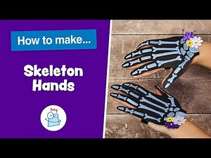 How To Make Day of the Dead Skeleton Hands | Baker Ross