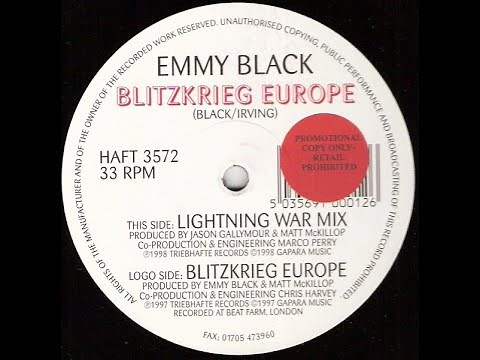 Emmy Black- Blitzkrieg Europe (Triebhafte Records 1998)