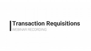 Transaction Requisitions