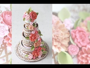 How to Make 3-D Contoured Wedding Cake Cookies (Part 2)