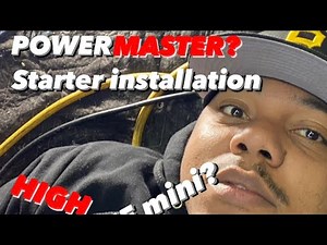 How to install Power Master High torque starter installed on Turbo SBF 393w