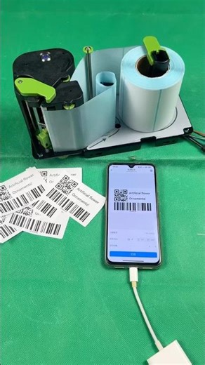 Immersive test of embedded label thermal printer! #pos #label #factory #thermal #printer #unboxing