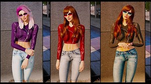 Lana Sims4 New hair   clothes   glasses