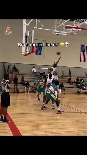 Referee Shocked by Unexpected Basketball Moment
