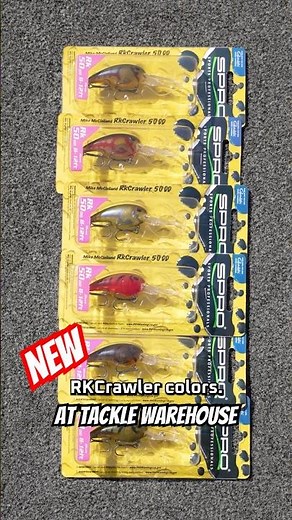 🔥Hot NEW SPRO RkCrawler DD50 Crankbait Colors!!! Now In-Stock at Tackle Warehouse!