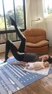52K views · 366 reactions | Happiness is a Ballet Beautiful Bridge workout with your mini! | Ballet Beautiful | Facebook