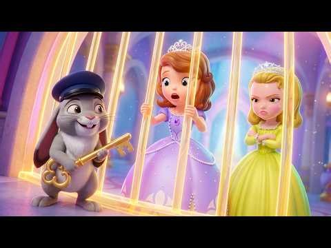Sofia Gets Stuck! 😱 Clover’s Silly Prank Escape | Funny Sofia the First Animation