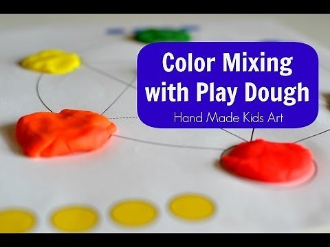 Color Mixing with Play Dough