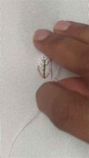 Beads Hand Embroidery Tutorial