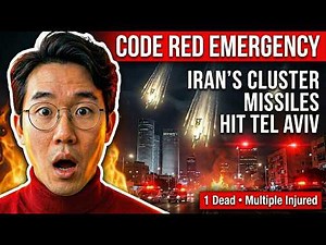 BREAKING: Israel Code Red Emergency After Iran Cluster Missile Strike on Tel Aviv