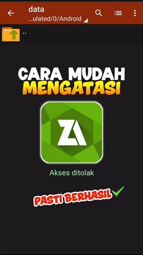 FIX! ZARCHIVER AKSES DITOLAK TANPA ROOT! #zarchiver