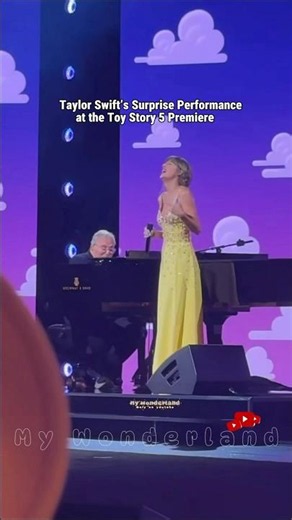 Taylor Swift Just Gave a Surprise Performance at the Toy Story 5 Premiere!