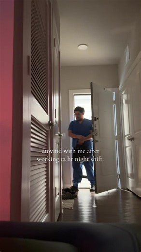 Male nurse unwinds after working 12 hour night shift #unwind #nurse #nurselife #nightshift #parati