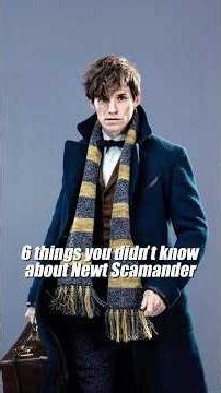6 things you didn't know about Newt Scamander. #harrypotter #hogwarts #potterhead #fyp