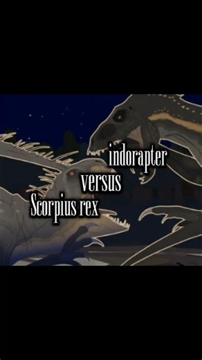 indorapter vs Scorpius rex | #jurassicworld #jurassicpark #dinosaur #type #edit