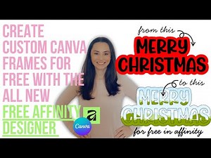 Canva Frame Tutorial in the All New Affinity Designer by Canva for Free