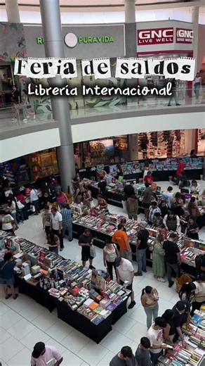 Como es de costumbre les traigo info de la feria de saldos de la @Librería Internacional 📚 Había mucha variedad de libros y a precios increíbles 🤩 estará hasta el 8 de marzo para que no se lo pierdan!