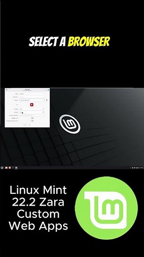 Create Custom Web Apps on Linux Mint 22.2 Zara in 60 Seconds!