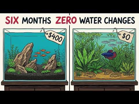 Zero-Waste Ecosystem: I Built a $0 Aquarium with the Walstad Method