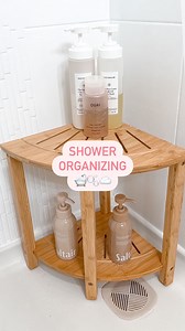 I have no shelves in my shower and I didn’t want to use those stick on ones so here’s my solution! #showerorganizer #shower #amazonfind #organizing | TidycademyPro