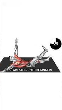 How to Do the Starfish Crunch (Perfect Form to Protect Your Back)