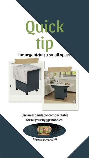 This One Table Solves Every Small Space Hobby Problem! (Expandable Magic) 🙌