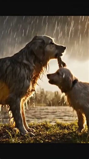He Jumped Into the Flood to Save the Puppy… ❤️🐶