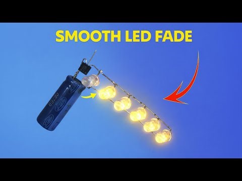 Simple Multiple LED Fade Light Flasher | Easy DIY Circuit