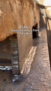 what’s your favorite process? FCAW-G dual shield flux core .045 (1.1mm) wire. practice makes perfect. 5th pass on this deflection shield above crusher jaws. #welding #bluecollar #trades #satisfying #reels | Dominic Nguyen