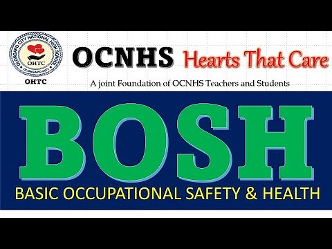 Basic Occupational Safety and Health.(BOSH): ProfCharlton talks about the DOH guidelines
