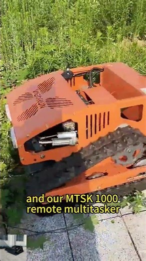 Remote control wheeled weed cutter China manufacturer factory distributor#roboticmower #grassblock