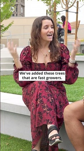 Salt Lake City Main Public Library Rooftop Tour #slc #utah #library #saltlakecity #shortvideo