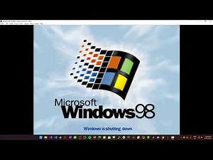 One Click install/run Windows 98 installation on Dosbox-x