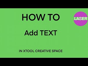 TEXT in XTool Creative Space