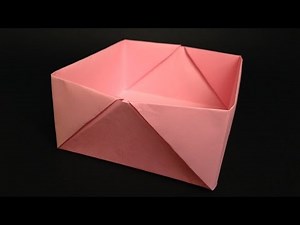 Origami box2 instructions 折り紙 箱 折り方