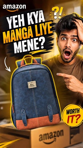 Premium Looking Backpack 😍 | Budget Laptop Bag | Amazon Flipkart Offer