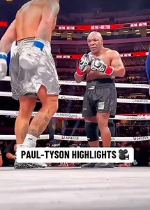 4.4M views · 32K reactions | Mike Tyson Vs Jake Paul Highlights #TysonPaul #Highlights #Jakepaul #Tyson | Dr'Sam | Facebook